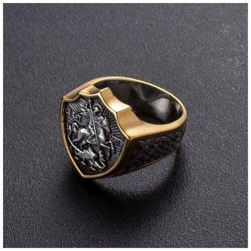 фото Кольцо даръ кольцо из серебра "святой георгий победоносец" (6481)