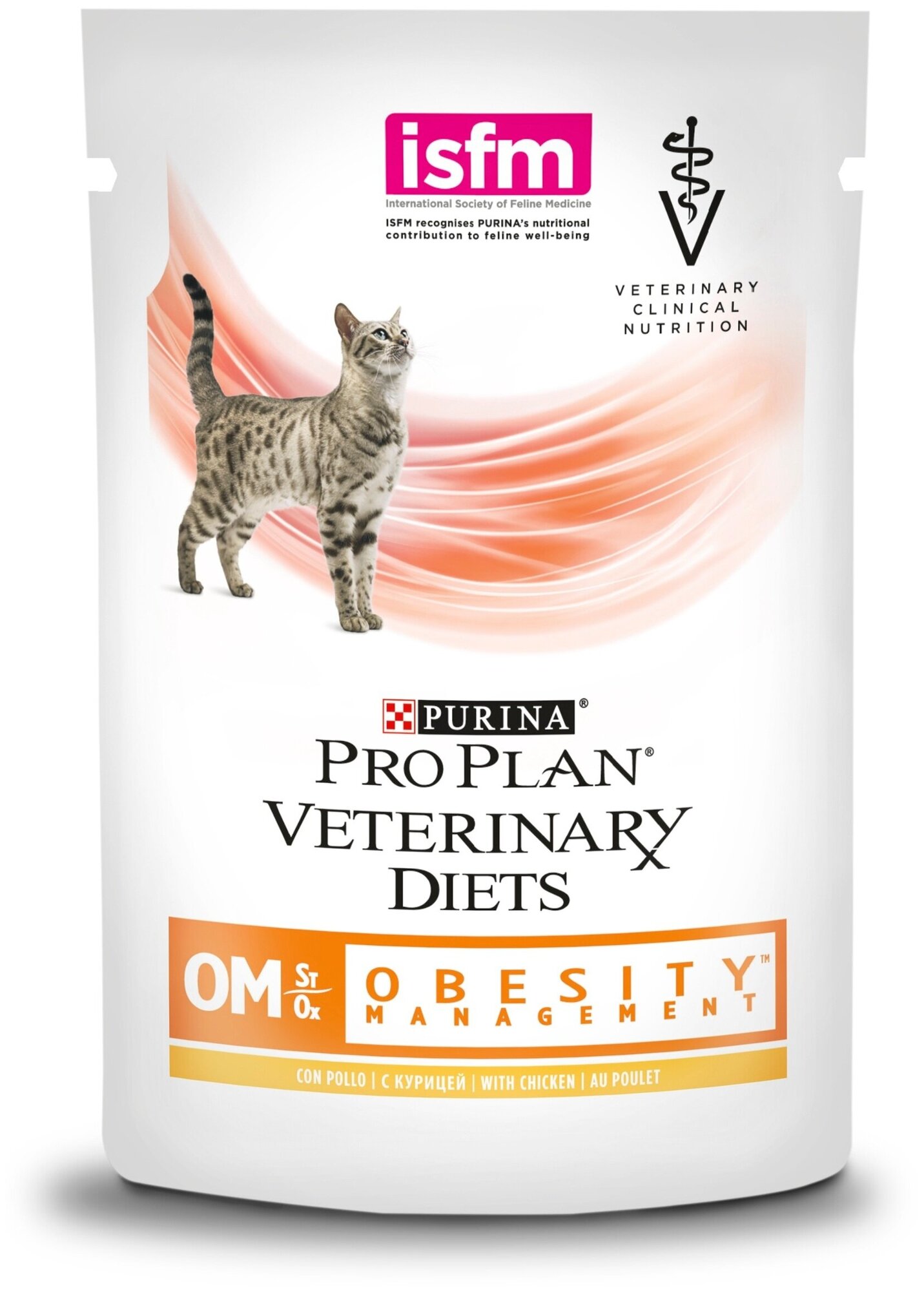 Влажный корм для кошек Pro Plan Veterinary Diets для снижения избыточной массы тела, с курицей 10 шт. х 85 г - фотография № 10