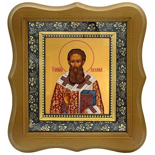 Григорий Палама, Солунский Святитель. Икона на холсте. григорий палама солунский святитель икона на холсте