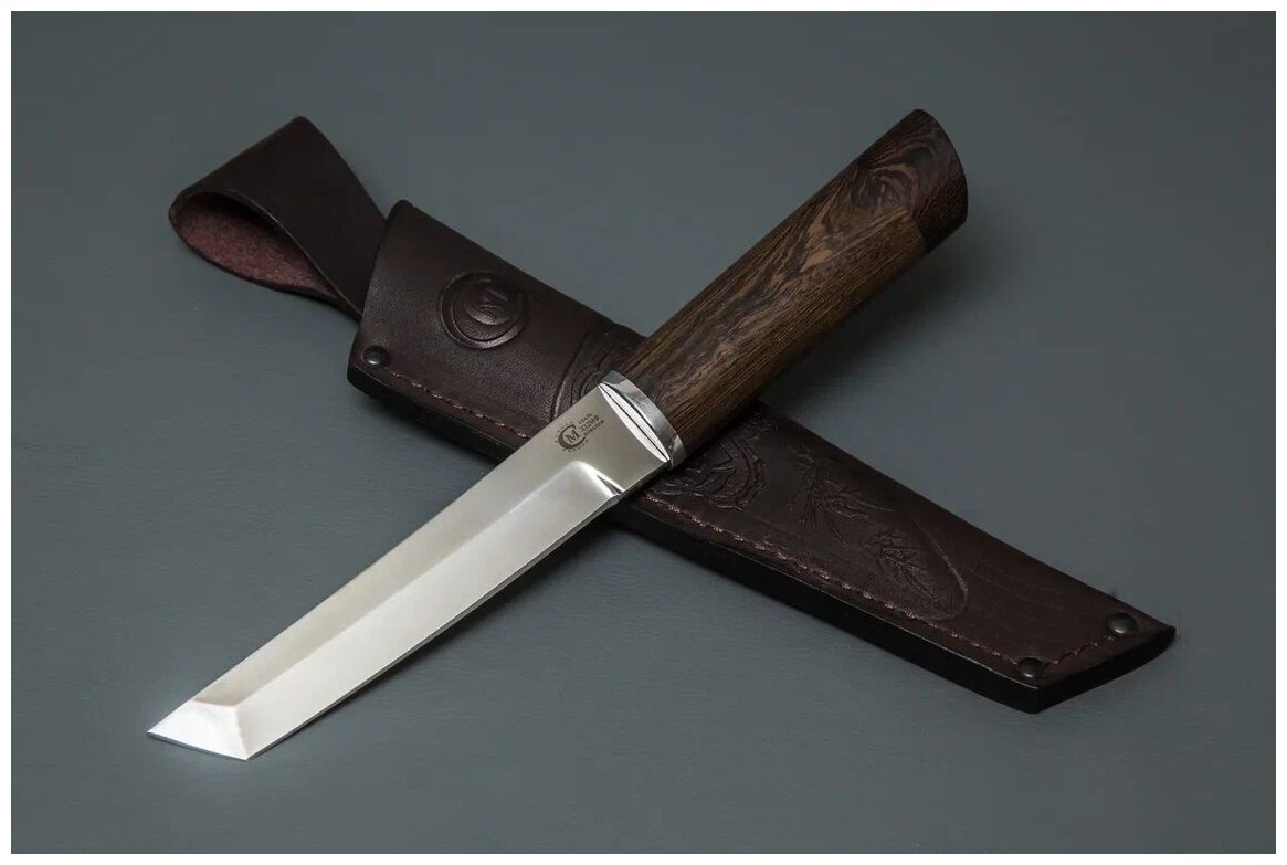 Нож из кованой стали Х12МФ «Танто-2» рукоять венге дюраль - Кузница Сёмина
