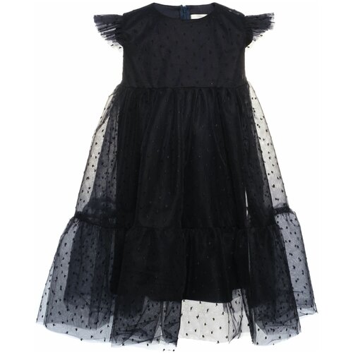 Платье Андерсен нарядное для девочки чернильное 122