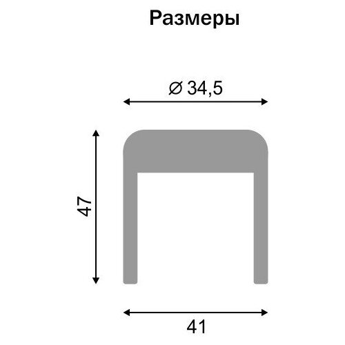 CHICO (Чико) chrome Табурет (кожзам V-04, черный)