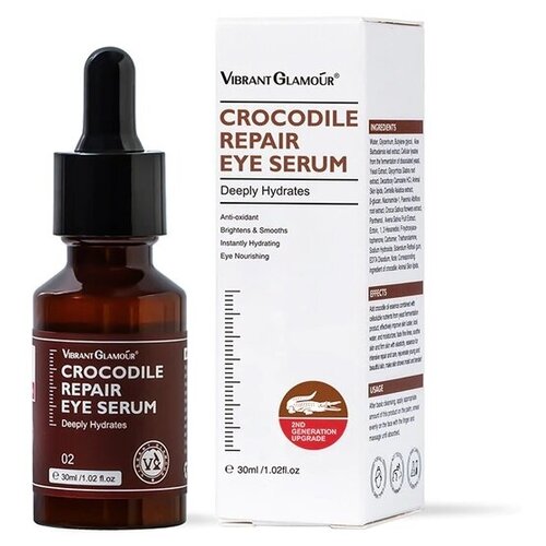 VIBRANT GLAMOUR Восстанавливающая крокодиловая сыворотка для глаз 30 мл Crocodile Repair Eye Serum 30 ml