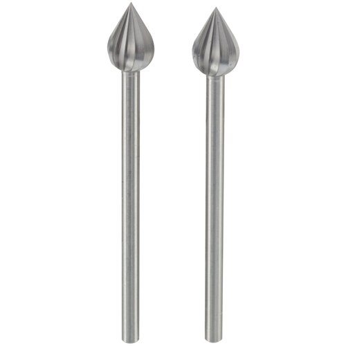 Фрезы вольфрам-ванадиевые пуля 6 мм 2 шт Proxxon 28724 1579₽