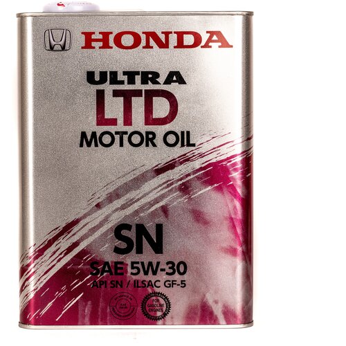 Моторное масло Honda Ultra LTD Motor Oil 5W30 SN, 4л