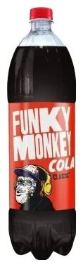 Газированный напиток Funky Monkey Cola (Фанки Манки Кока-Кола) 6 шт по 1,5 л/ Газировка оптом - фотография № 6