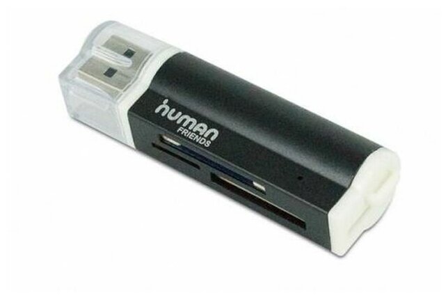 Cbr USB 2.0 Card reader Human Friends Lighter Black, Multi Card Reader