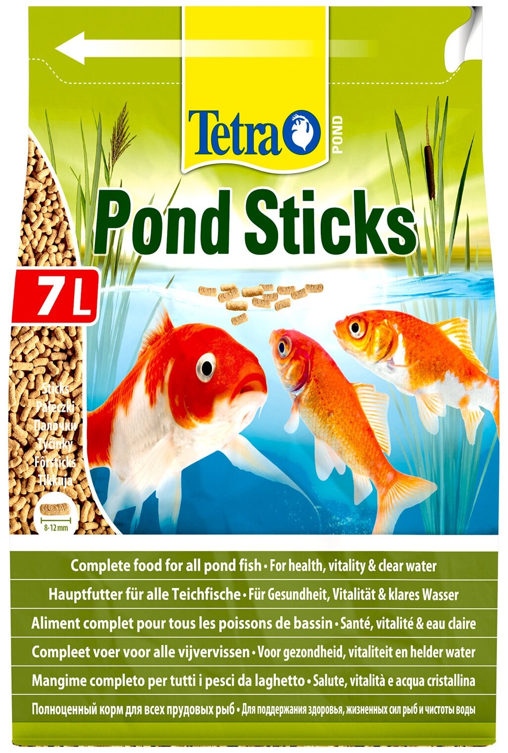 Корм для прудовых рыб Tetra Pond Sticks 7 л (палочки) - фотография № 4