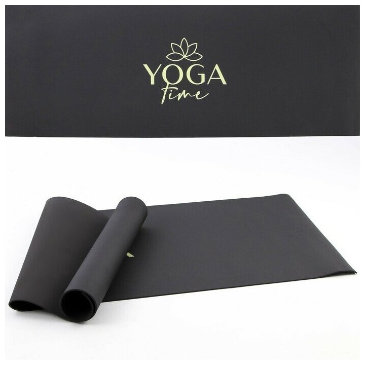 Коврик для йоги "Yoga time" 173 * 61 * 04 см/ коврик для спорта/ товары для гимнастики/ для йоги/ коврик для фитнеса.