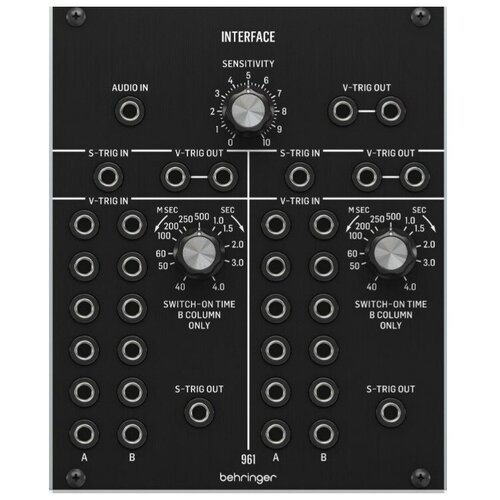 Модульный синтезатор Behringer 961 INTERFACE behringer dual envelope generator module 1033 модуль аналогового генератора огибающей series 2500 формат eurorack