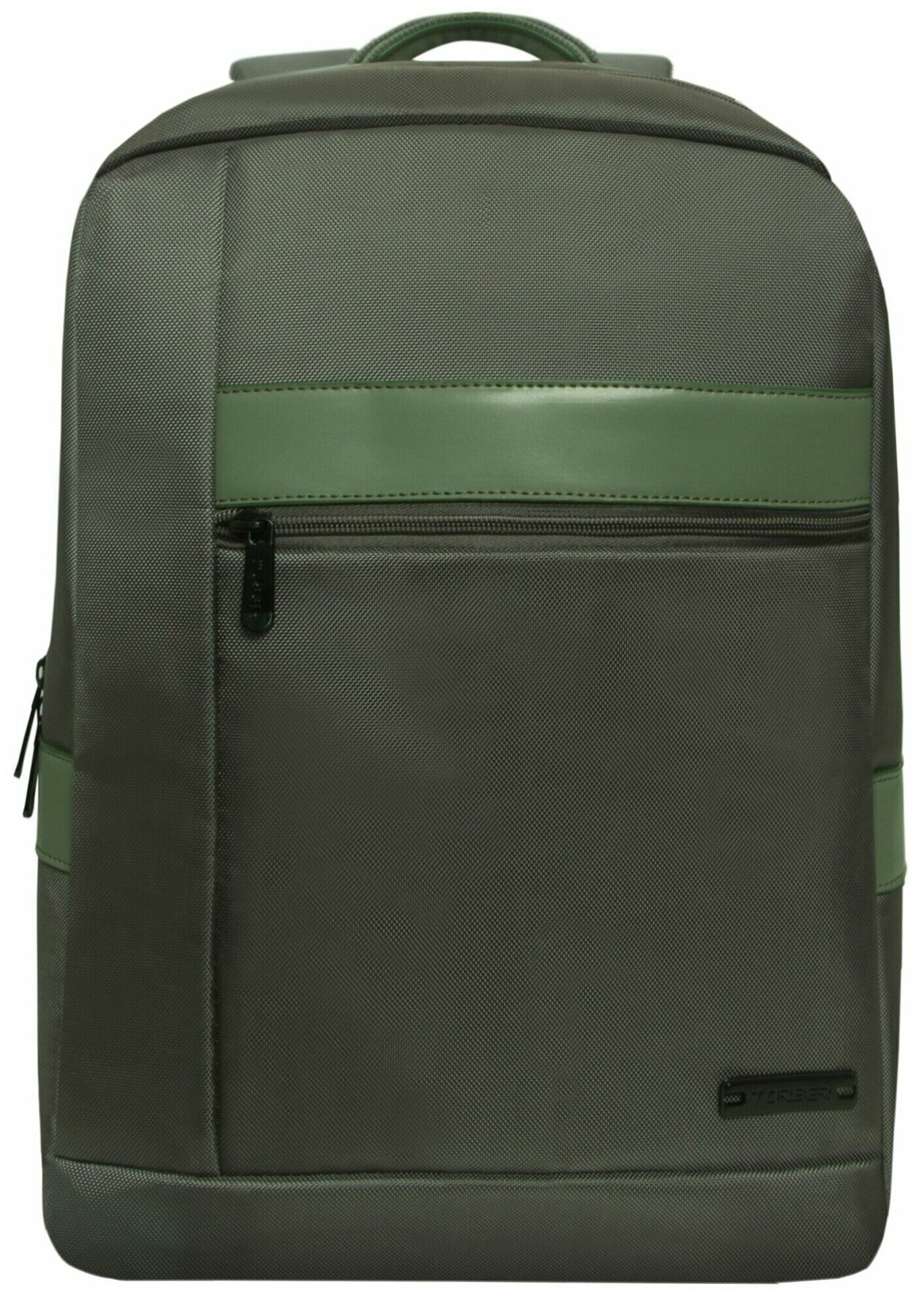 Деловой рюкзак TORBER VECTOR T7925-GRE с отделением для ноутбука 15", cеро-зеленый, полиэстер 840D, 44 х 30 x 9,5 см, 13,8 л