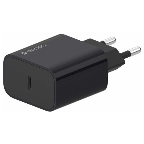 Сетевое зарядное устройство USB Type-C, DEPPA Power Delivery 25Вт (11376) сетевое зарядное устройство power delivery deppa 25вт usb type c черный 11376