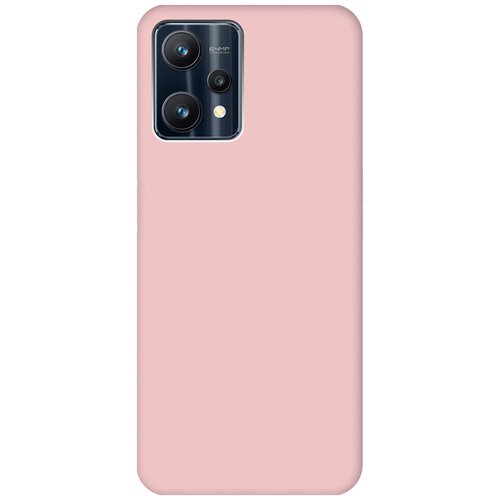 Силиконовый чехол на Realme 9 Pro, Рилми 9 Про Silky Touch Premium розовый матовый soft touch силиконовый чехол на realme 9 pro рилми 9 про с 3d принтом tigers черный