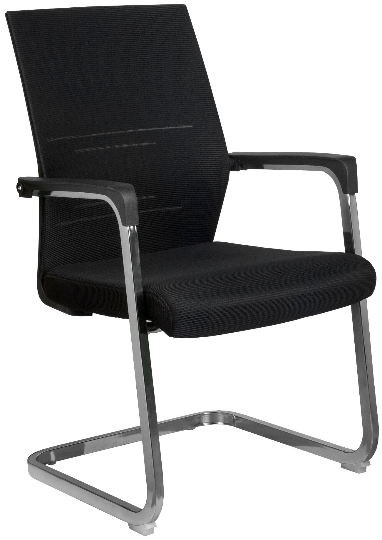 Офисное кресло для посетителей и переговорных Riva Chair D 818 черное