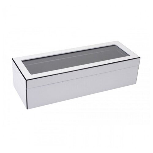 фото Шкатулка для часов gift company tang 77325 белый/черный 330x80x120