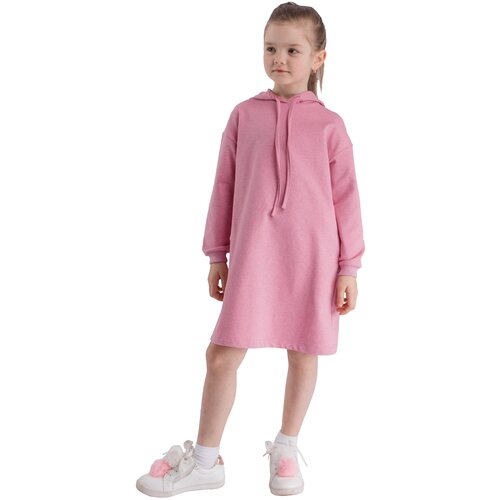 Платье Світанак, однотонное, размер 122-128-64, розовый