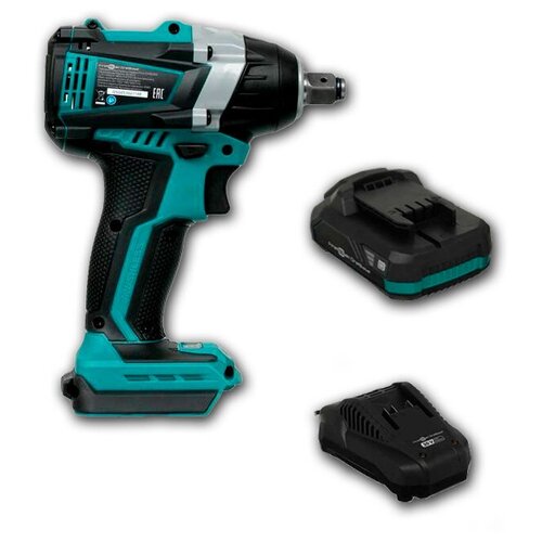 Гайковерт с аккумулятором 2Ач и зарядным устройством 24А на базе платформы Finepower OneBase20 1439100₽