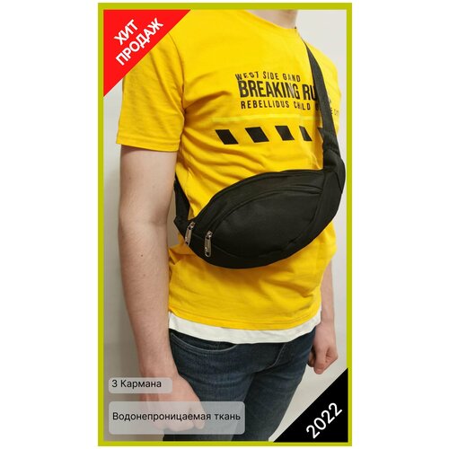 фото Сумка поясная , черный нет бренда