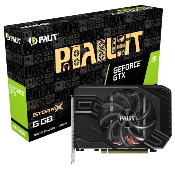 Palit Видеокарта PALIT GeForce GTX 1660 SUPER StormX NE6166S018J9-161F 2615000₽