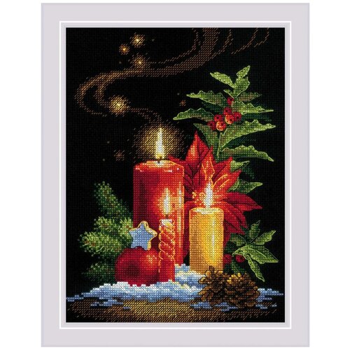риолис набор для вышивания сакура пагода 18 x 24 см 1743 2056 Набор для вышивания Риолис 'Рождественский свет' 18*24 см