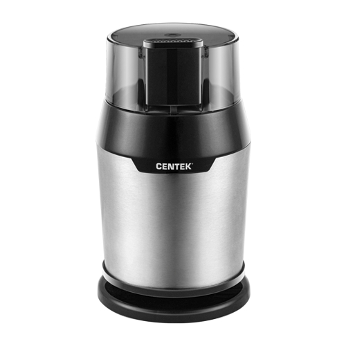 Кофемолка Centek CT-1362, серый металлик, черный