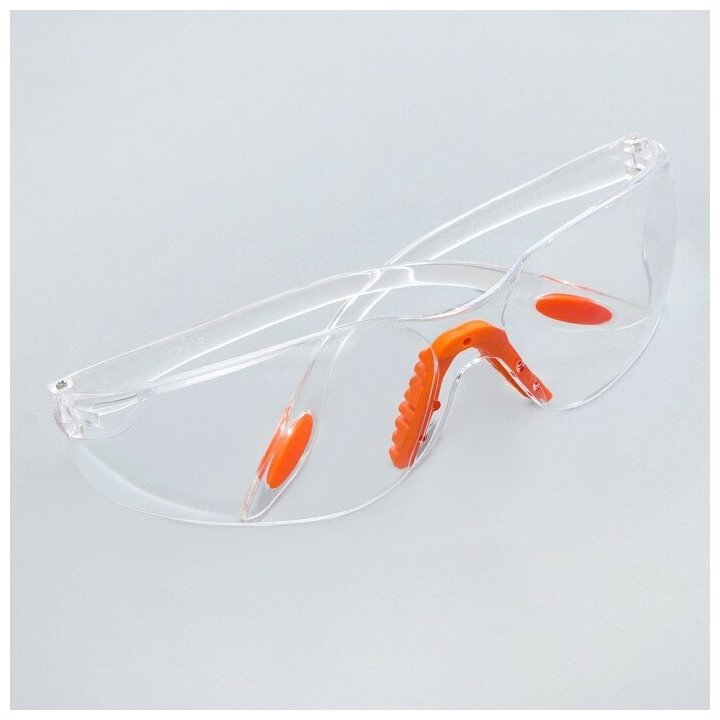 Защитные очки открытого типа прозрачные - фотография № 4