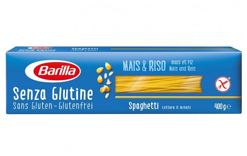 Barilla Макароны Senza Glutine Spaghetti n.5 без глютена, 400 г - фотография № 6