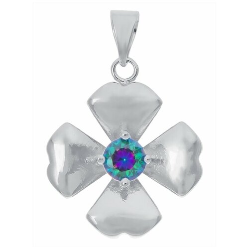 Подвеска Lotus Jewelry, фианит, мультиколор