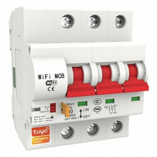 Умный Wi-Fi автомат 63A 3PAC-CB3P63A 640000₽