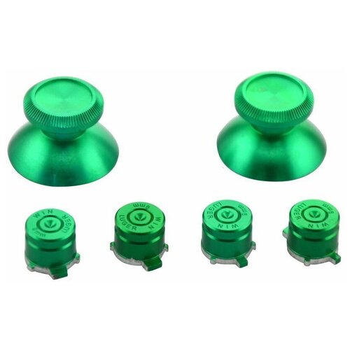 Металлические стики кнопки для геймпада Зеленые 6 в 1 PS4 199000₽