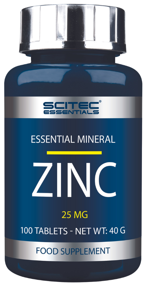 Scitec Nutrition Zinc 25 mg (100 таб.), 120 г, 100 шт.