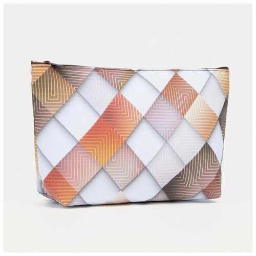 фото Косметичка сима-ленд, коричневый, бежевый