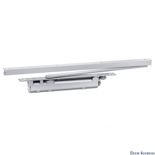 Доводчик скрытый NOTEDO DC-058-158 IN+HO CAMMODE EN2-5 (до 150кг) cкользящая тяга Серебро