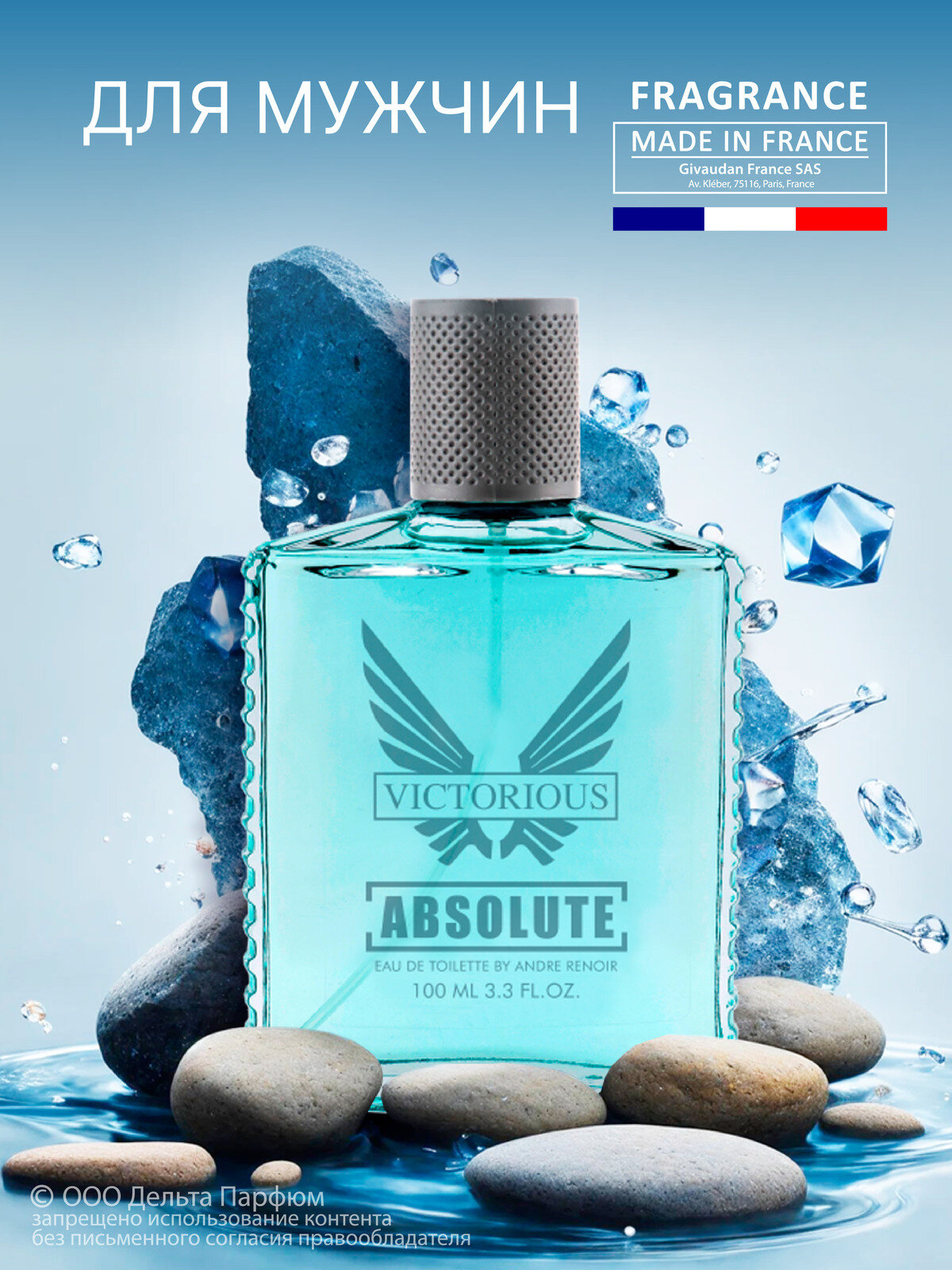 Туалетная вода мужская Absolute Victorious 100мл от Delta Parfum