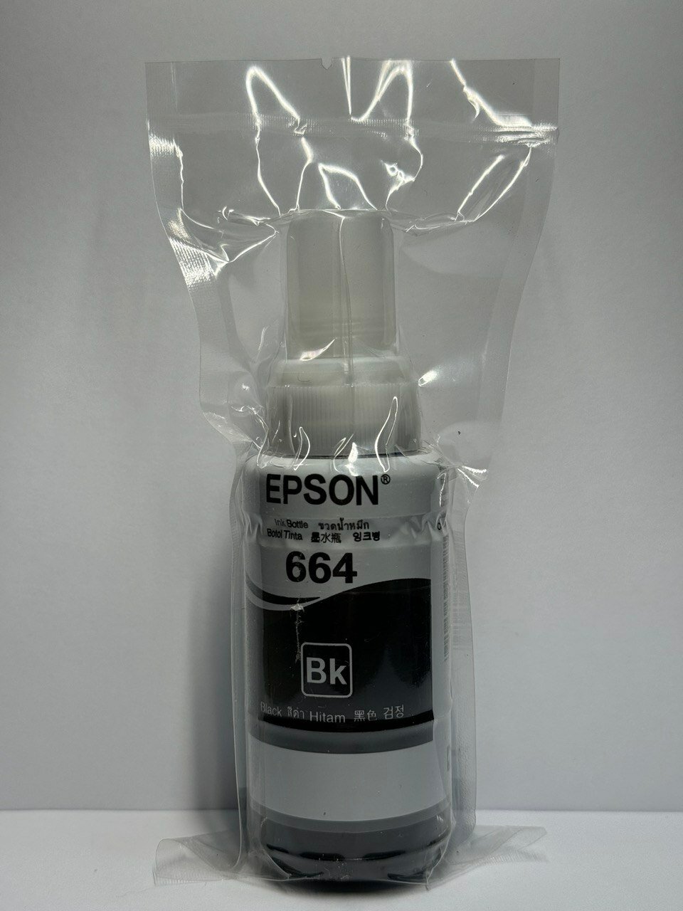 Чернила Epson C13T66414A, техническая упаковка 4000 стр, черный