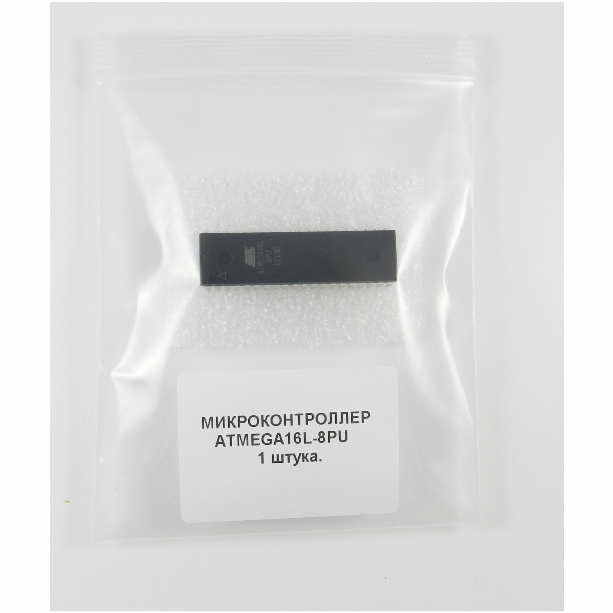 Микроконтроллер ATMEGA16L-8PU, Микроконтроллер 8-бит AVR, DIP40, (оригинал)