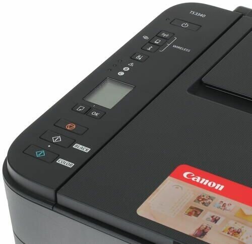 МФУ струйное Canon PIXMA TS3340, цветн, A4, черный — фото 1