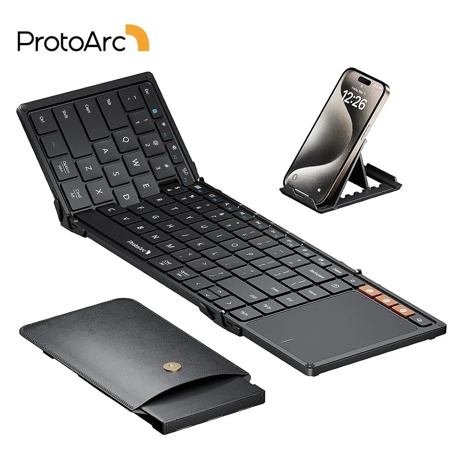 ProtoArc XK01 TP Складная Bluetooth-клавиатура с тачпадом