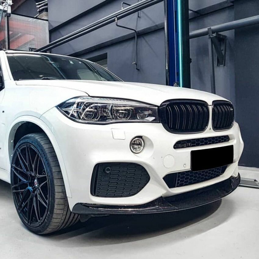 Сплиттер на передний бампер для BMW X5 f15 в стиле М-Performance