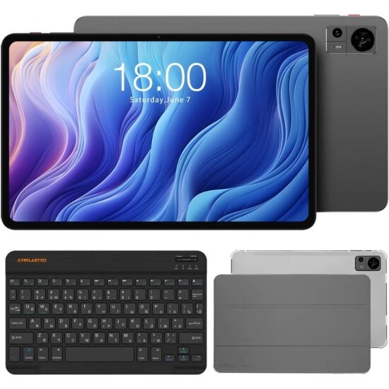 Планшет Teclast T60 Premium set 11.97" 8/256 LTE с чехлом и клавиатурой Серый