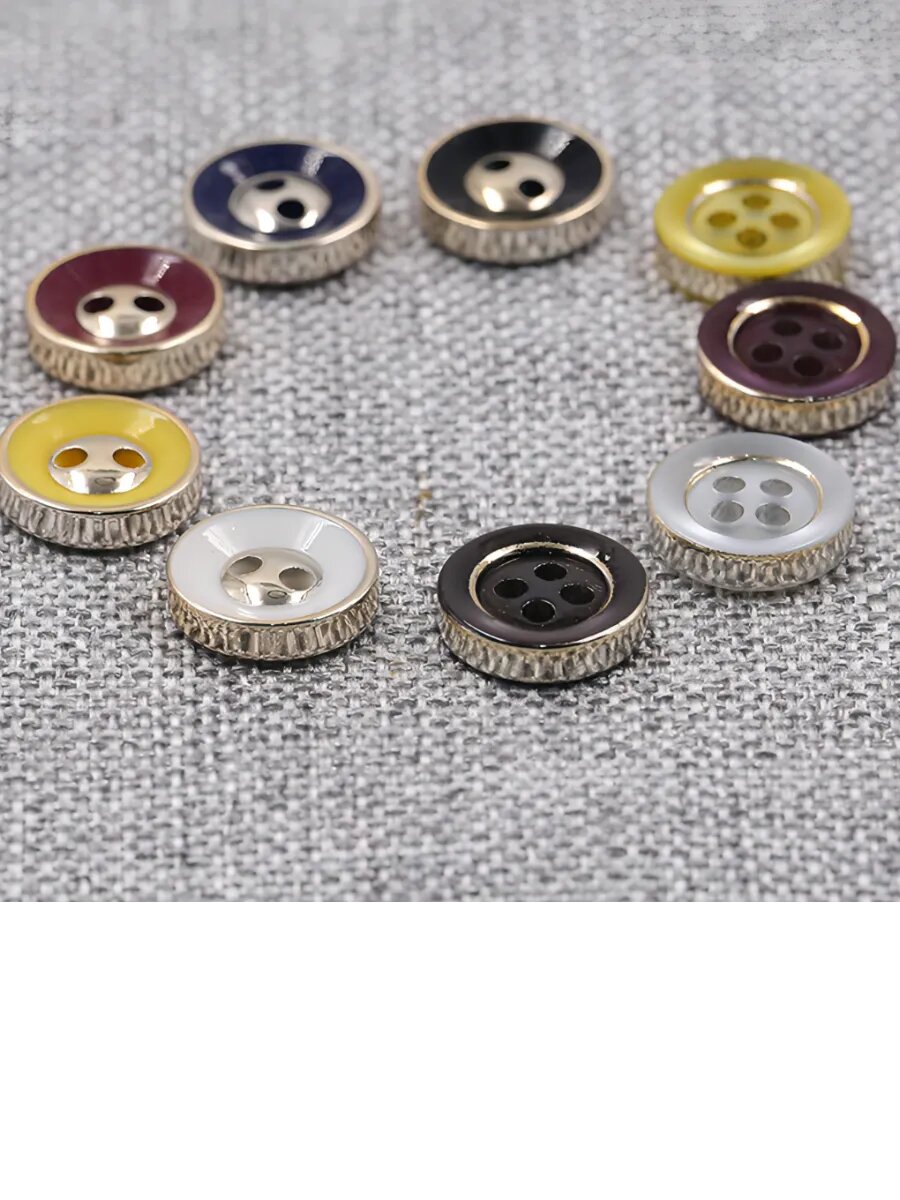 Набор пуговиц для рубашки из 10 шт. — фото 1