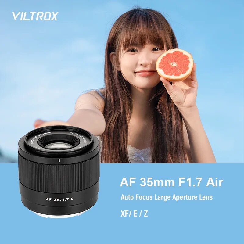 Viltrox AF 35 мм F1.7 Air APS-C объектив для Sony E Mount Fuji X Nikon Z Mount, Fuji XF