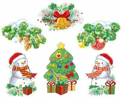 Комплект вырубных фигурок 