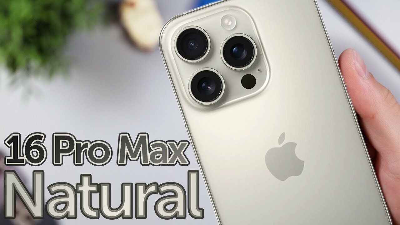 Смартфон Apple iPhone 16 Pro Max 512 ГБ (nanoSim+eSim), Natural Titanium — фото 1