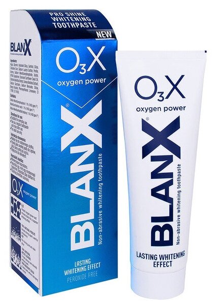 Зубная паста Бленкс (BlanX) O3X туба пласт 75 мл №1