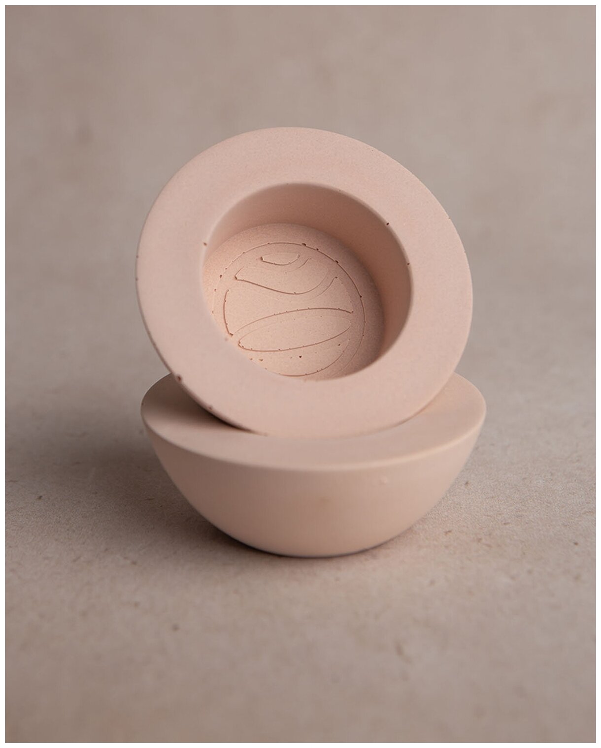 Комплект подсвечников для чайных свечей Suzy, 4 шт., бетон, розовый матовый - фотография № 3