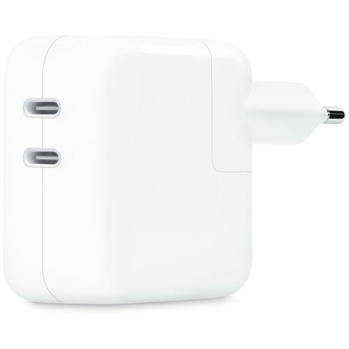 Сетевое зарядное устройство Apple MNWP3ZM/A, 2xUSB type-C, 2A, белый
