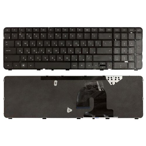 Клавиатура keyboard NSK-HS0UQ для ноутбука HP Pavilion DV7-4000 DV7-5000 DV7-4030ER DV7-4045ER DV7-4050ER DV7-4070ER черная c рамкой 1768₽