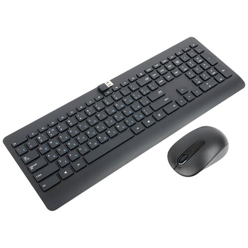 Комплект клавиатура + мышь Microsoft Wireless Desktop 900 Black USB, черный, английская/русская