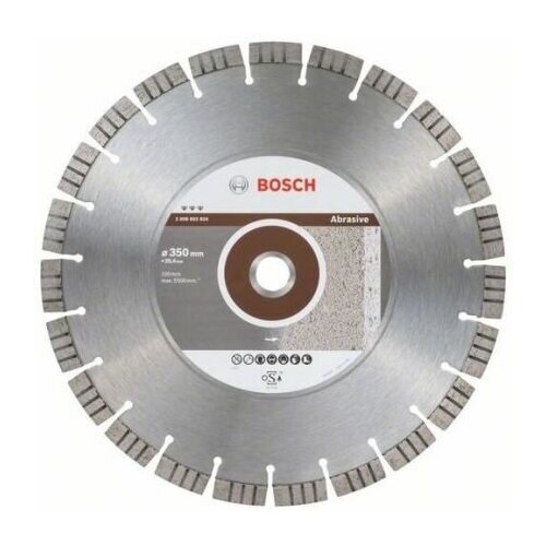 Алмазный диск Best for Abrasive 350*25.4 мм BOSCH 260860382